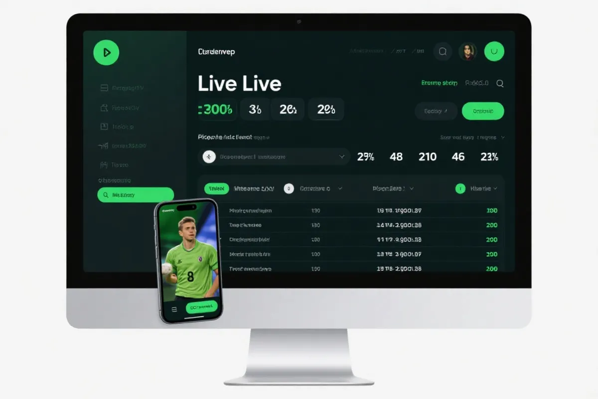 即时比分界面示意图